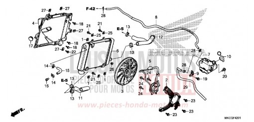RADIATEUR (G.) GL1800BDL de 2020